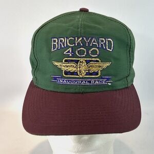 Vintage Brickyard 400 Inaugural Race Hat Cap Snap Back NASCAR 1994 Logo 7